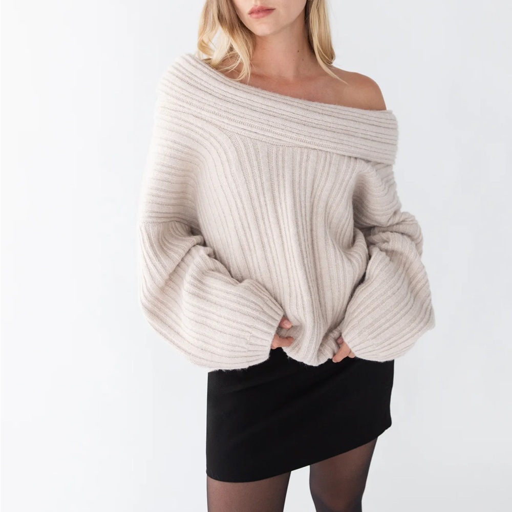 Oak + Fort Slouchy Sweater